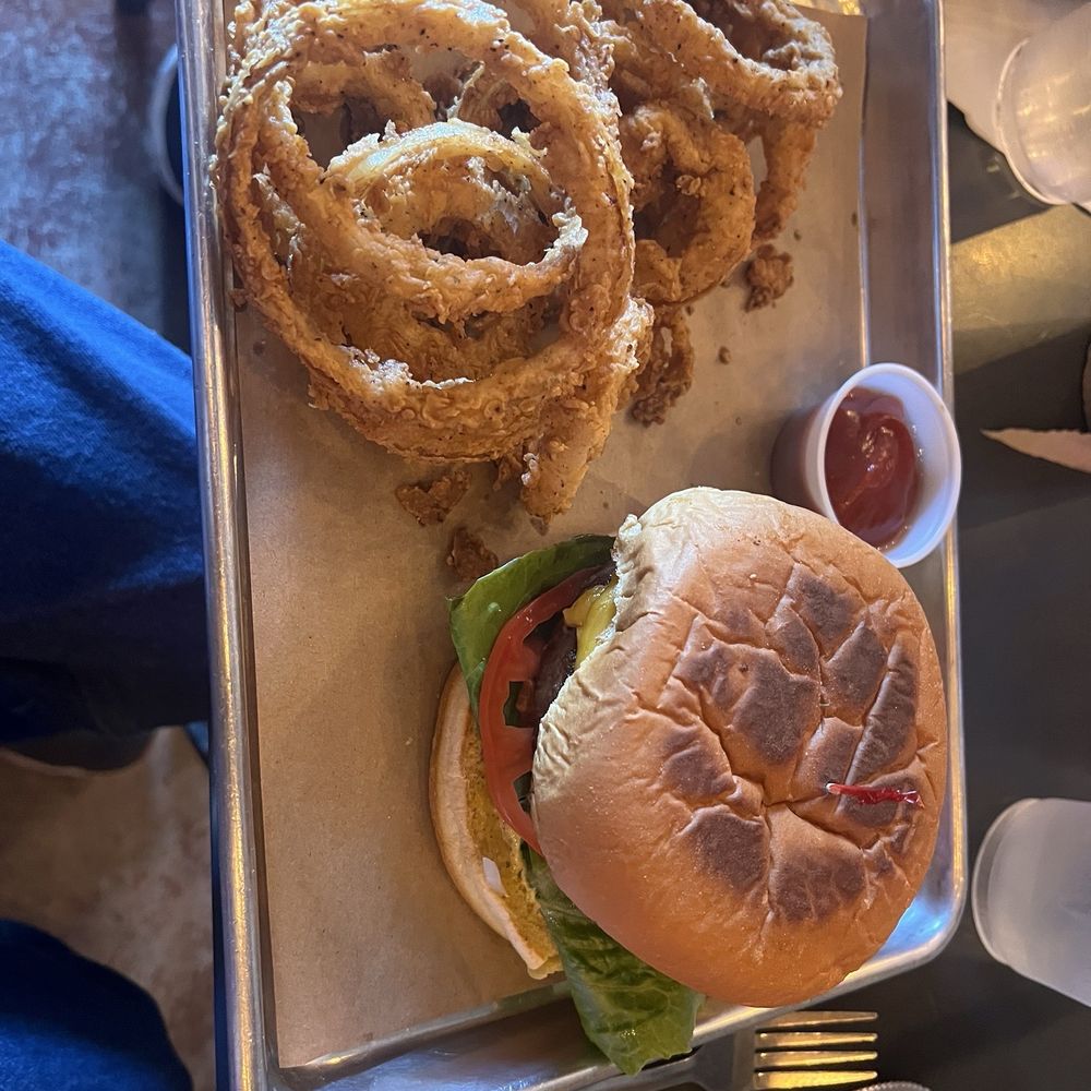 Plain Jane with onion rings Plain Jane with onion rings