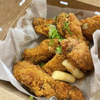 Chicken And Burger - Naked wings with soy garlic and bugolgi sauce on the side - Burgers Near Me - Willow Grove, Pennsylvania Chicken And Burger - Naked wings with soy garlic and bugolgi sauce on the side - Burgers Near Me - Willow Grove, Pennsylvania