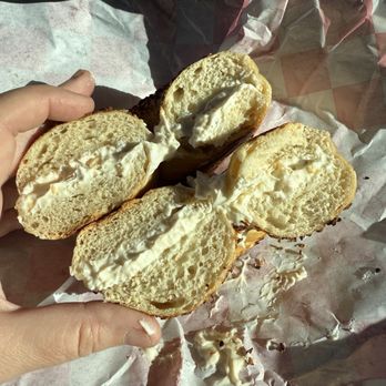 Jax Bread - Onion bagel with jalapeno cheddar schmear - Bakeries Near Me - Jacksonville, Florida