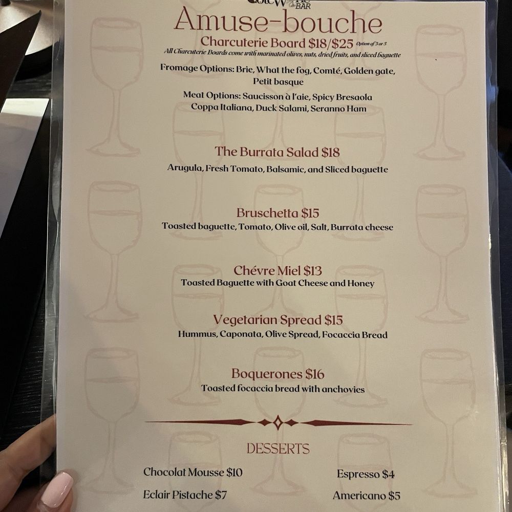 Cote Wine Bar - Menu - Wine Bars Near Me - Bronx, New York Cote Wine Bar - Menu - Wine Bars Near Me - Bronx, New York