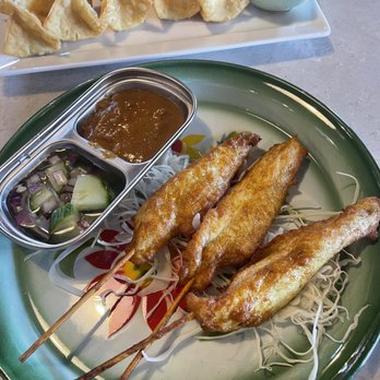 Basil Babe - Satay gai and crab rangoon - Thai Near Me - Ypsilanti, Michigan Basil Babe - Satay gai and crab rangoon - Thai Near Me - Ypsilanti, Michigan