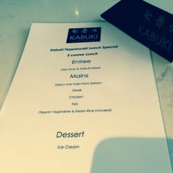 Kabuki Teppanyaki - Lunch special