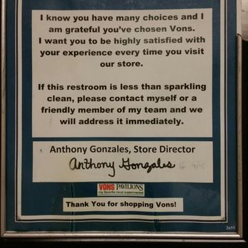 Vons - I hope he keeps his word - Grocery Near Me - Los Angeles, California Vons - I hope he keeps his word - Grocery Near Me - Los Angeles, California