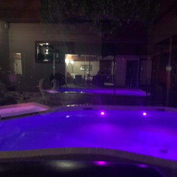Sybaris Pool Suites - Pool viewing from the bedroom - Hotels Near Me - Northbrook, Illinois