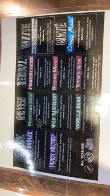 Menu photo 2 UR Teas Modern Tea Brewing Mandeville, LA