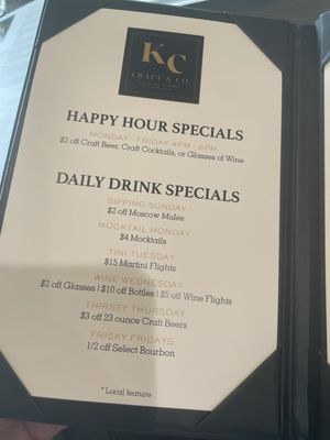 Menu photo 3 KC Craft and Co Overland Park, KS