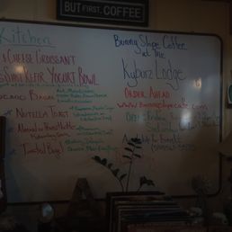Menu board -- will change Menu board -- will change