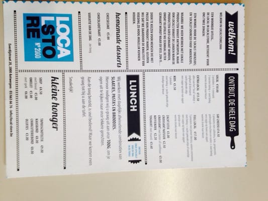Menu photo 4 LocalStore 2000 Antwerp, VAN