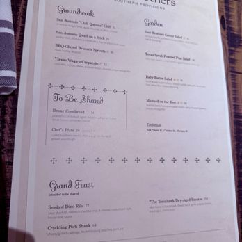 Four Brothers - Menu 3.12.25 - Southern Near Me - San Antonio, Texas