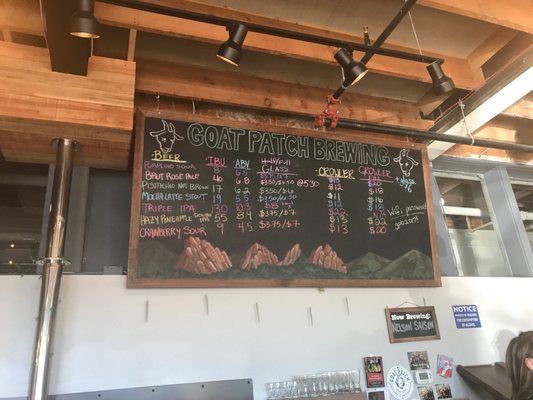 Menu photo 6 Goat Patch Brewing Company Colorado Springs, CO Menu photo 6 Goat Patch Brewing Company Colorado Springs, CO