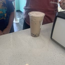 Oreo Slush with honey boba Oreo Slush with honey boba