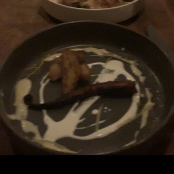 Brix 25 - The tiny octopus appetizer (excuse poor quality as it is a screenshot from a video) - New American Near Me - Gig Harbor, Washington