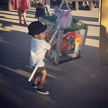 D & E's Party Supplies - my son's custom made piñata filled with various sport balls, confetti, candy, and balloons. Everyone at our party was impressed. loved it! - Party Equipment Rentals Near Me - Placentia, California