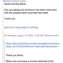 My email correspondence My email correspondence