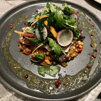 Adrestia - Red Rice-Crusted Branzino - New American Near Me - Sunnyvale, California