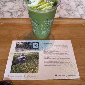 Nana's Green Tea - Matcha soft serve latte - Cafes Near Me - Pasadena, California