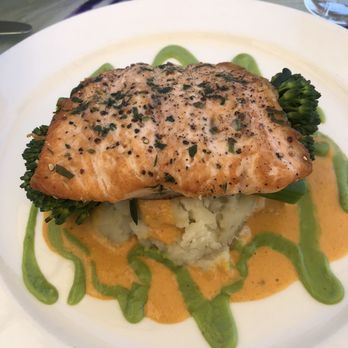 Geoffrey's Malibu - Herb Crusted Salmon - Seafood Near Me - Malibu, California