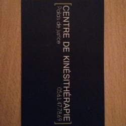 Centre de Kinésithérapie - Carte de visite Recto