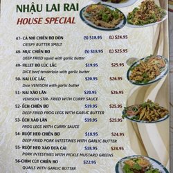 House special dishes