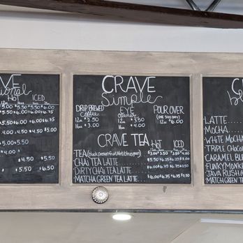 Crave Coffee & Tea - Menu - Coffee & Tea Near Me - Riverside, California Crave Coffee & Tea - Menu - Coffee & Tea Near Me - Riverside, California