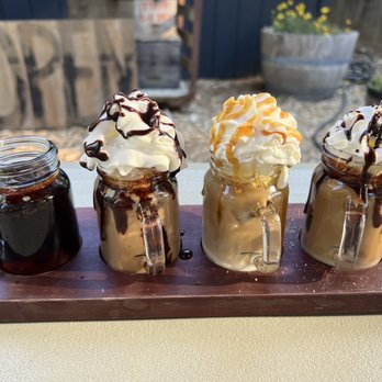 Grandpa's Cellar - Coffee flight - Bakeries Near Me - Camino, California Grandpa's Cellar - Coffee flight - Bakeries Near Me - Camino, California