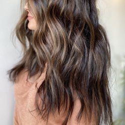 Salted Mane - Rich brunette with face framing babylights.