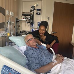 We are visiting uncle after his hip replacement surgery, a new procedure (a sleeve). I am a client. We are visiting uncle after his hip replacement surgery, a new procedure (a sleeve). I am a client.