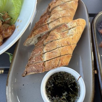 Elderwood - Sourdough bread with balsamic dip - Cocktail Bars Near Me - Visalia, California