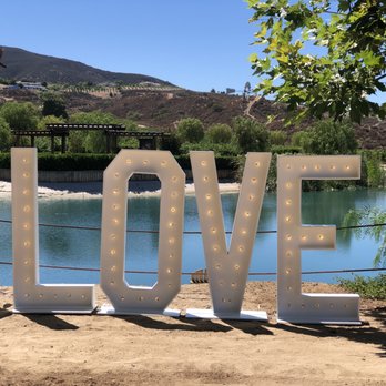 Wine Country Love Marquee - Winery wedding - Party Equipment Rentals Near Me - Temecula, California Wine Country Love Marquee - Winery wedding - Party Equipment Rentals Near Me - Temecula, California