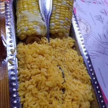 Sammys Fish Box - Rice and corn came with the clam chowder - Seafood Near Me - Bronx, New York Sammys Fish Box - Rice and corn came with the clam chowder - Seafood Near Me - Bronx, New York