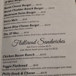 JP McGuire's Bar & Grille - Menu 1/2023
