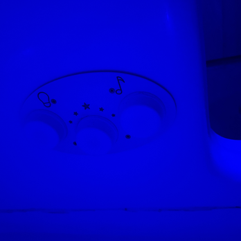 Float North County - in tank controls are giant buttons - Float Spa Near Me - Solana Beach, California