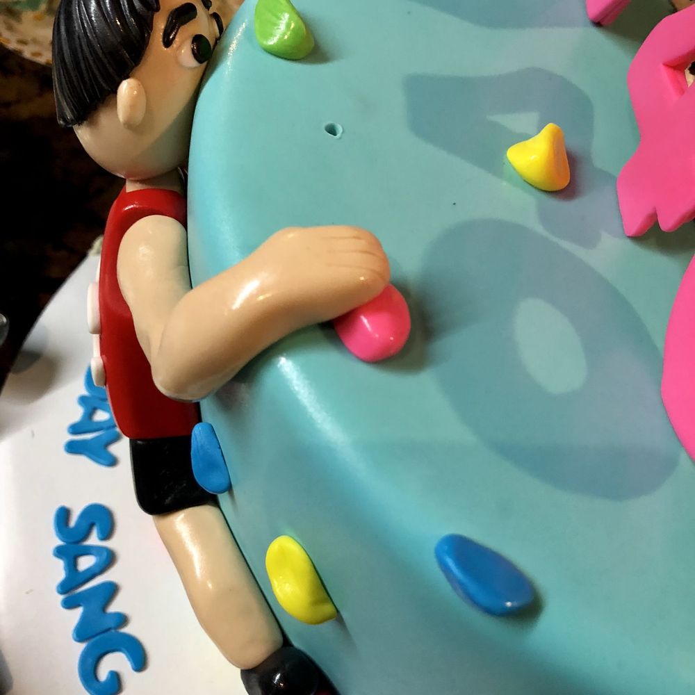 Ele Makes Cakes - Climb that wall! - Custom Cakes Near Me Ele Makes Cakes - Climb that wall! - Custom Cakes Near Me