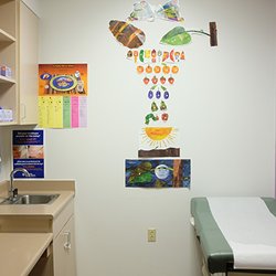 University Health Southwest - Pediatric exam room inside University Health Southwest
