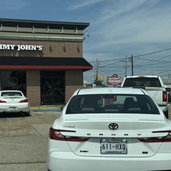 Drive thru line into the street