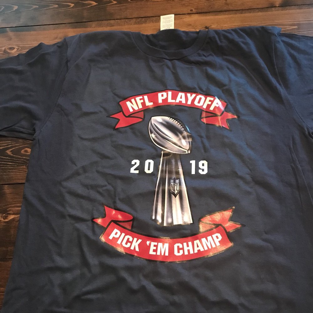 Digital Graphics - 2nd year these guys made shirts for our annual football playoff pickem. Always a satisfied customer - Graphic Design Near Me - North Charleston, South Carolina