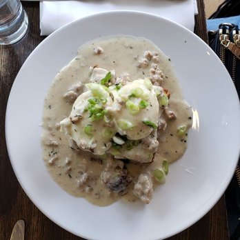 The Queensboro - Sausage gravy with biscuits - Gastropubs Near Me - Jackson Heights, New York The Queensboro - Sausage gravy with biscuits - Gastropubs Near Me - Jackson Heights, New York