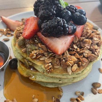Blueys Kitchen - Sweet Squash Pancakes - Cafes Near Me - Santa Monica, California