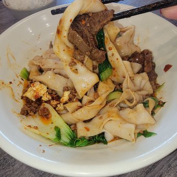 Xi'an Cuisine - Biang Biang noodles will not disappoint. Flavorful, texture of the fresh noodles comes through, spicy sauce on table to bring the heat. - Chinese Near Me - Naperville, Illinois Xi'an Cuisine - Biang Biang noodles will not disappoint. Flavorful, texture of the fresh noodles comes through, spicy sauce on table to bring the heat. - Chinese Near Me - Naperville, Illinois