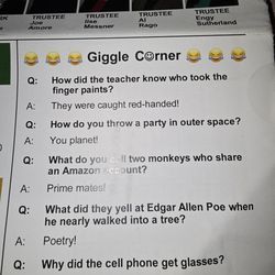 York Township - Some cute jokes from their Senior Newsletter