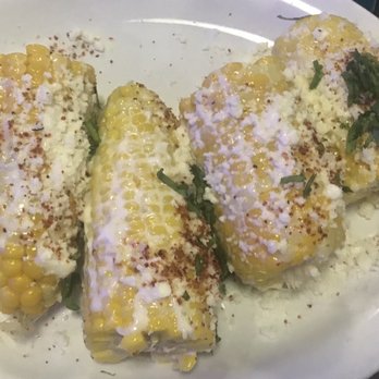 La Catrina Cocina Mexicana - Elotes callajeros... their "street corn" take is done well... - Mexican Near Me - Ormond Beach, Florida