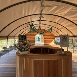 Campesino Café - The yoga tent