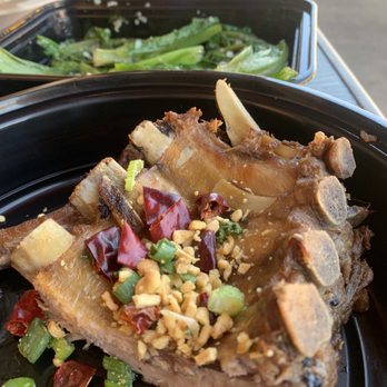 Sichuan Impression - Tea Ribs, membrane included. Overrated. - Szechuan Near Me - Alhambra, California