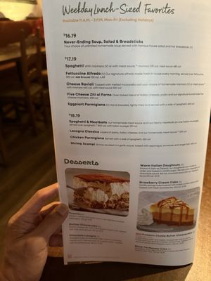Menu photo 1 Olive Garden - Ala Moana Honolulu, HI Menu photo 1 Olive Garden - Ala Moana Honolulu, HI