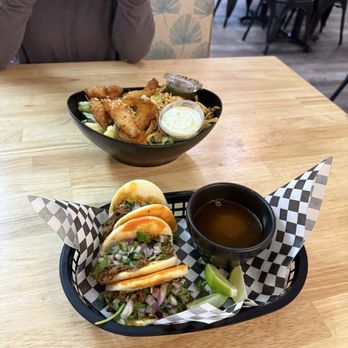 Aloha Mamacita - Birria Bao Set with Consommé & Fish Salad - Mexican Near Me - Honolulu, Hawaii