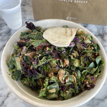 Simply Salad - Seared Shogun, chopped and both dressings mixed in. - Salad Near Me - Torrance, California