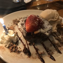 Their molten chocolate cake is delicious Their molten chocolate cake is delicious