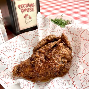 Pecking House - 1/4 chili chicken  @davideatsdc - Chicken Shop Near Me - Brooklyn, New York