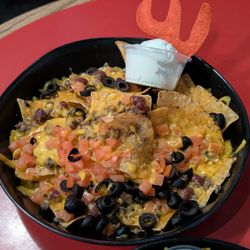 The Station Grill - 1/2 of large Buffalo Chicken Nacho Supreme