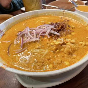 Mingalaba - Coconut Chicken Soup - Burmese Near Me - Burlingame, California Mingalaba - Coconut Chicken Soup - Burmese Near Me - Burlingame, California
